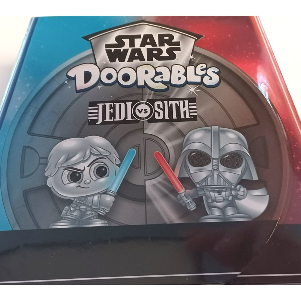 NEW Disney Star Wars Doorables Jedi vs Sith Luke Skywalker Darth Vader Lights Up - Picture 3 of 4